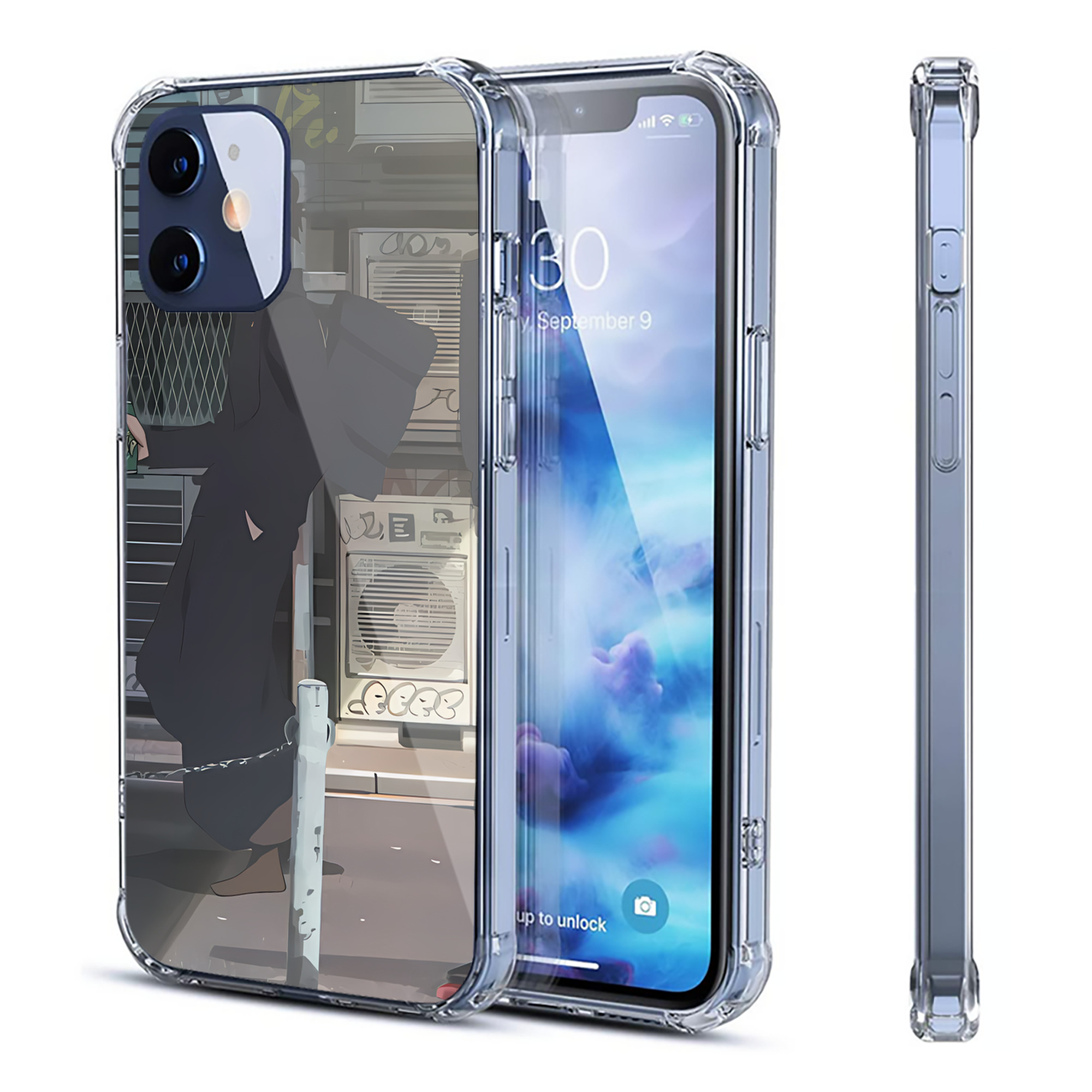 （画像用） SPY×FAMILY间谍家家酒 【iPhone 12シリーズ対応】透明スマホケース（クリアソフトケース）